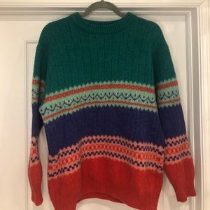rainbow funky sweater
